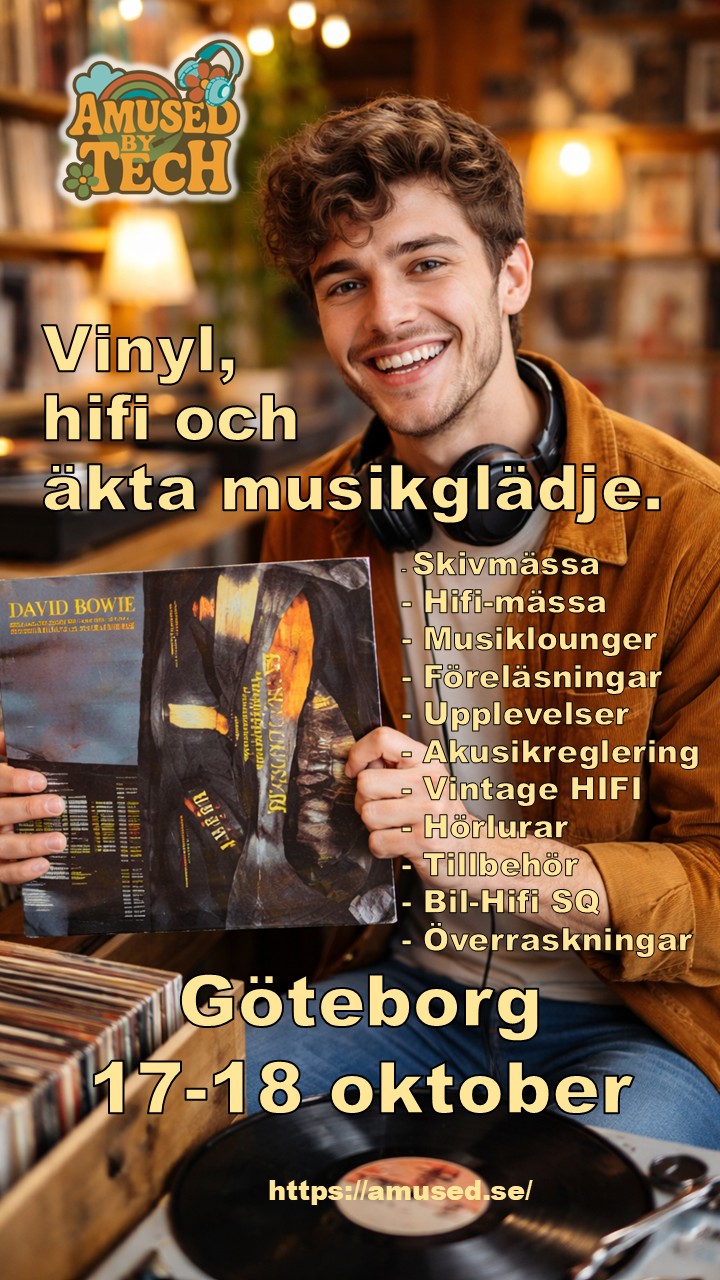 Skivmässa på Amused By Tech